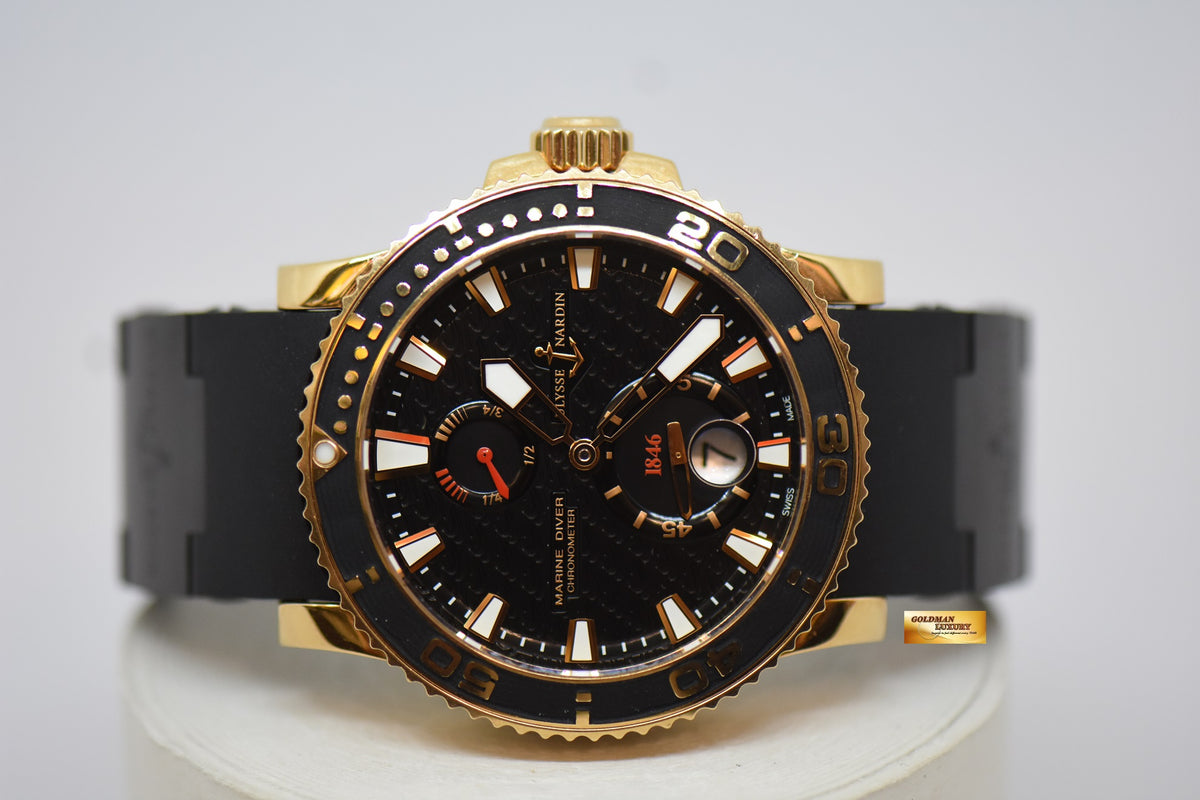 [SOLD] ULYSSE NARDIN MAXI MARINE DIVER 42mm 18K GOLD CHRONOMETER AUTOMATIC 266-33 (NEAR MINT)
