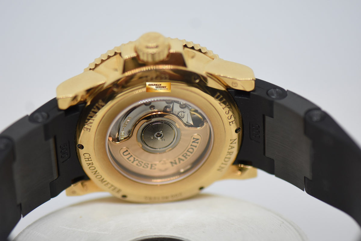 [SOLD] ULYSSE NARDIN MAXI MARINE DIVER 42mm 18K GOLD CHRONOMETER AUTOMATIC 266-33 (NEAR MINT)