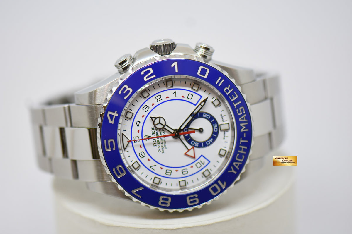 [SOLD] ROLEX OYSTER PERPETUAL YACHT-MASTER II 44mm REGATTA CHRONOGRAPH STEEL IN BRACELET 116680 (LNIB)