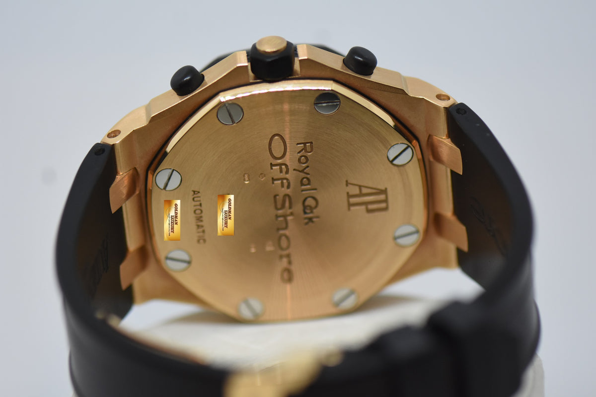 [SOLD] AUDEMARS PIGUET ROYAL OAK OFFSHORE 42mm ROSE GOLD RUBBER CLAD AUTOMATIC 25940OK (MINT)