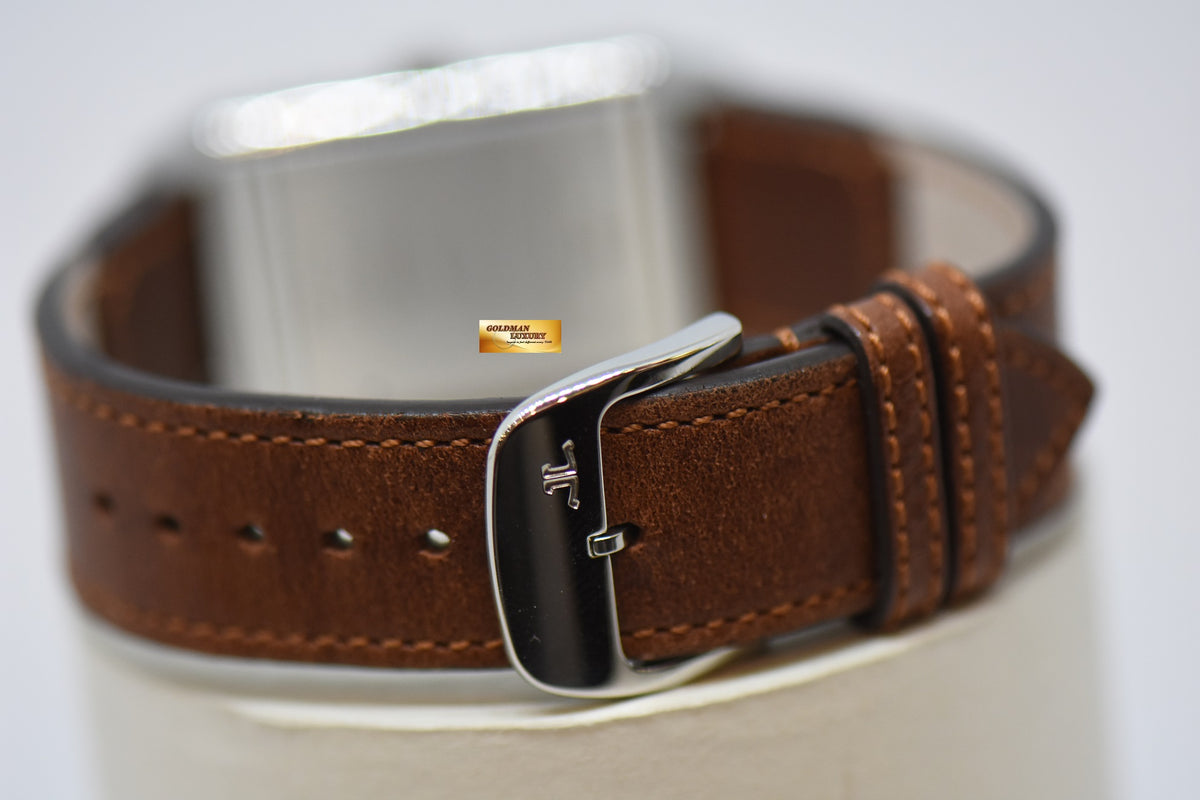[SOLD] JLC REVERSO CLASSIC MEDIUM MONOFACE SMALL SECONDS STEEL IN FAGLIANO LEATHER STRAP MANUAL WINDING Q2438522 (MINT)