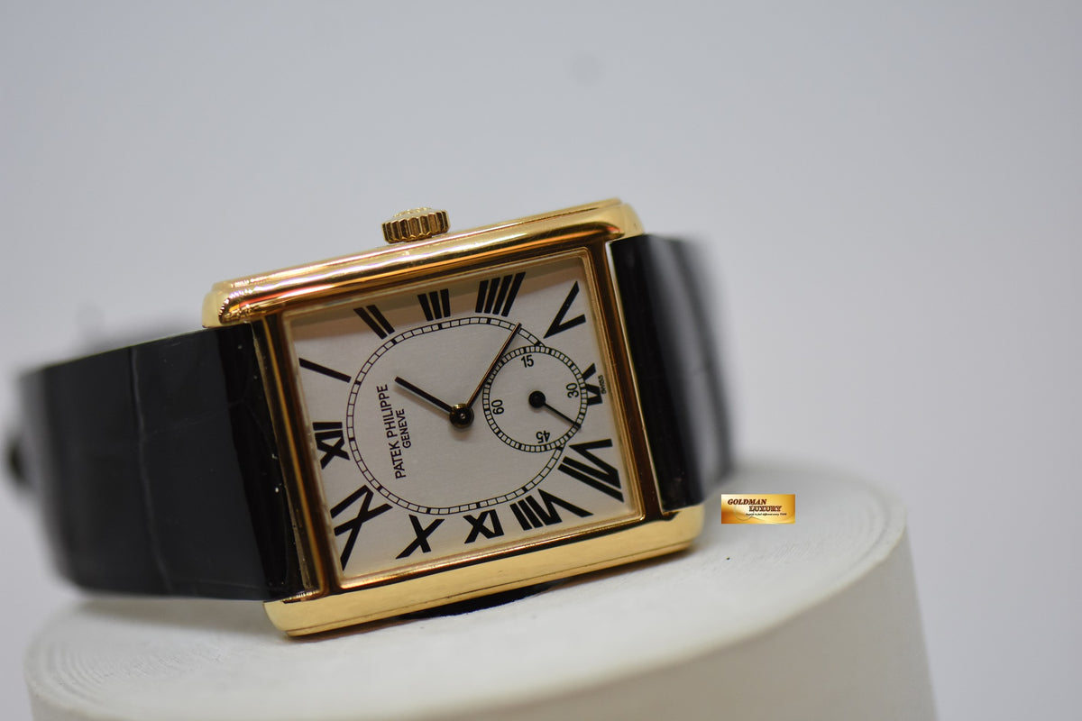 [SOLD] PATEK PHILIPPE GONDOLO SUB-SECONDS YELLOW GOLD MANUAL WINDING 5014J (NEAR MINT)