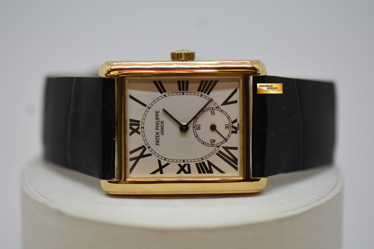 [SOLD] PATEK PHILIPPE GONDOLO SUB-SECONDS YELLOW GOLD MANUAL WINDING 5014J (NEAR MINT)