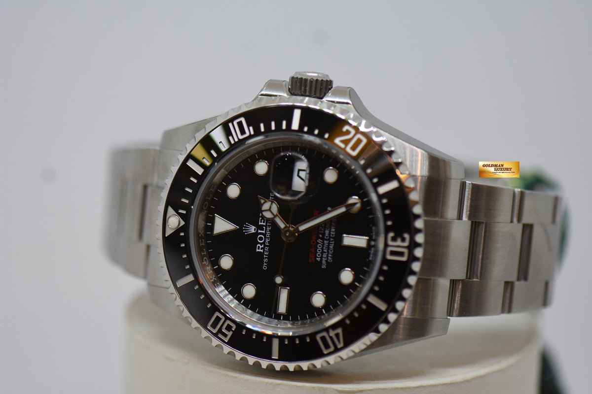 [SOLD] ROLEX OYSTER RED SEA-DWELLER 50TH ANNIVERSARY MARK II DIAL BLACK CERAMIC BEZEL Ref : 126600 (NEW-UNWORN)