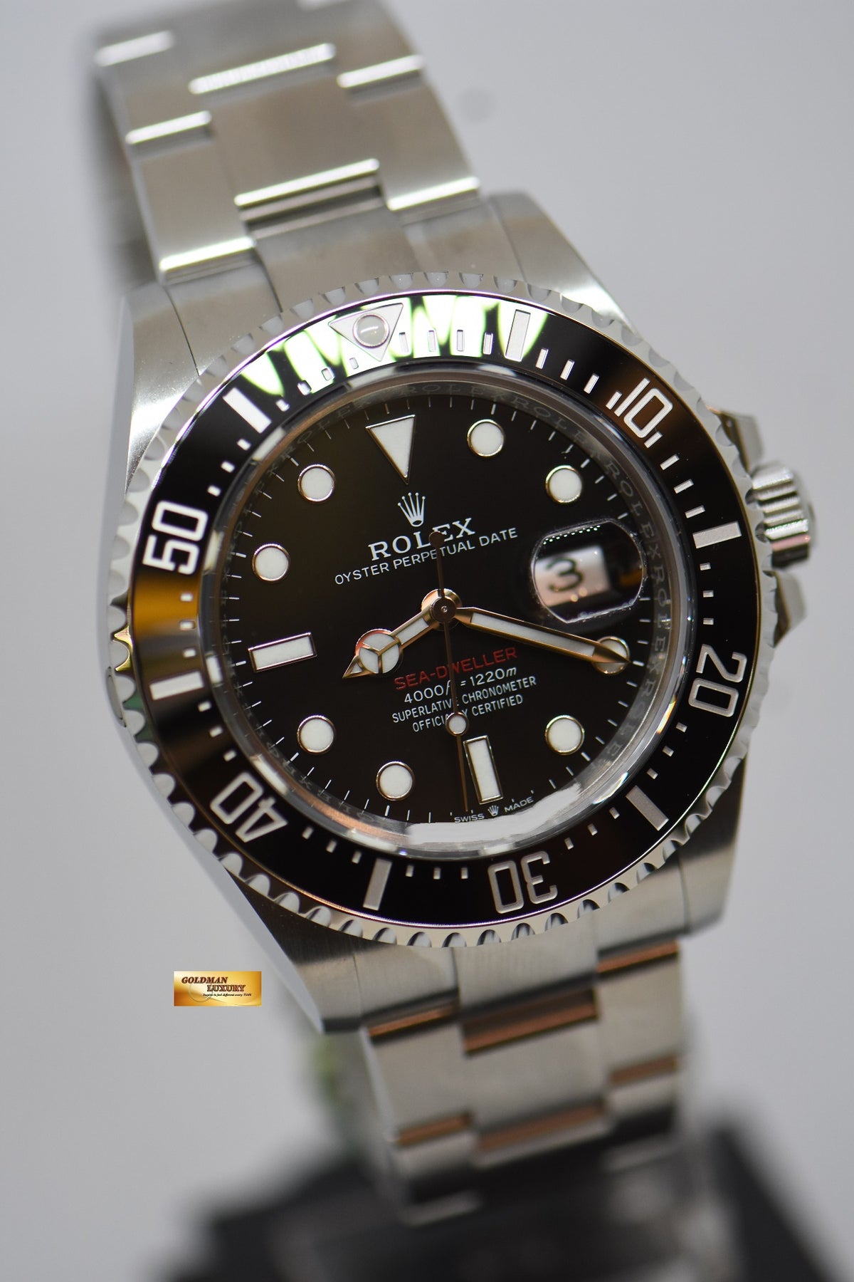 [SOLD] ROLEX OYSTER RED SEA-DWELLER 50TH ANNIVERSARY MARK II DIAL BLACK CERAMIC BEZEL Ref : 126600 (NEW-UNWORN)