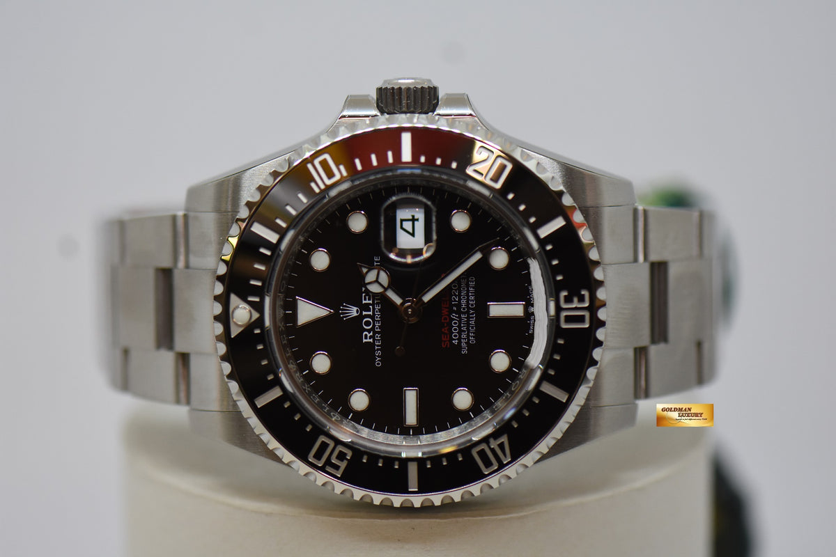 [SOLD] ROLEX OYSTER RED SEA-DWELLER 50TH ANNIVERSARY MARK II DIAL BLACK CERAMIC BEZEL Ref : 126600 (NEW-UNWORN)