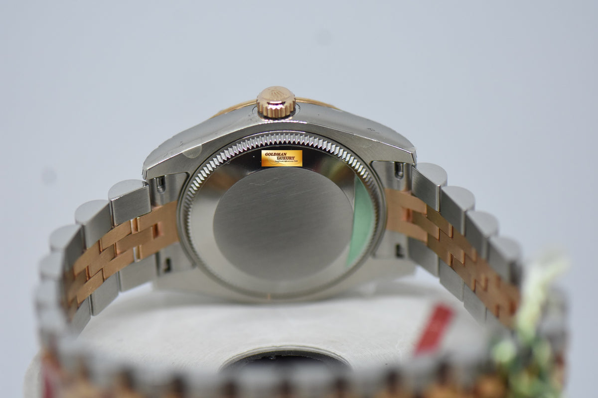 [SOLD] ROLEX OYSTER DATEJUST 31mm EVEROSE GOLD / STEEL IN JUBILEE BRACELET PINK DIAMOND DIAL DIAMOND BEZEL 178341 (NEW-OLD STOCK)