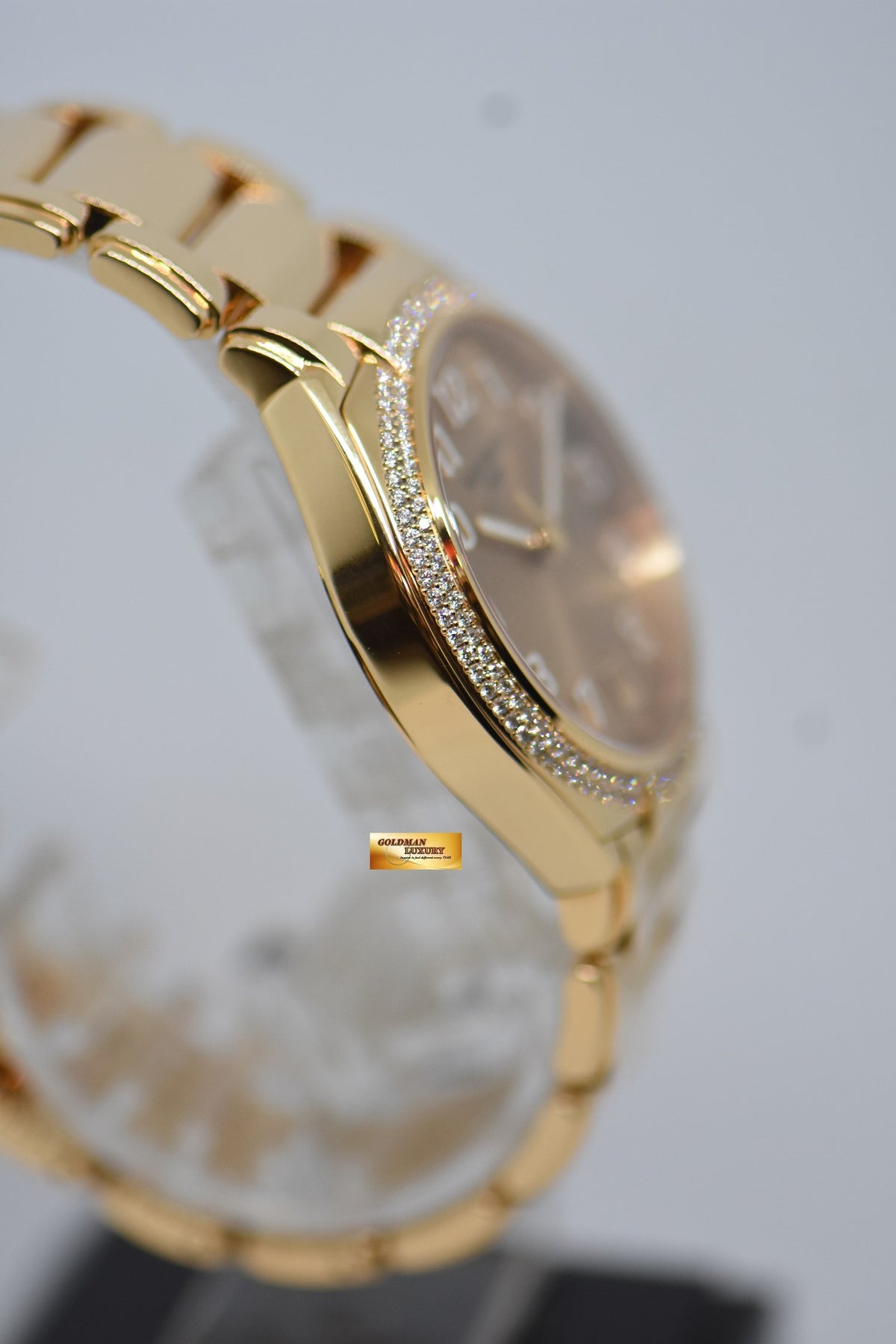 [SOLD] PATEK PHILIPPE LADIES 36mm TWENTY-4 ROSE GOLD ORIGINAL FACTORY DIAMONDS AUTOMATIC 7300/1200R (NEW-UNWORN)