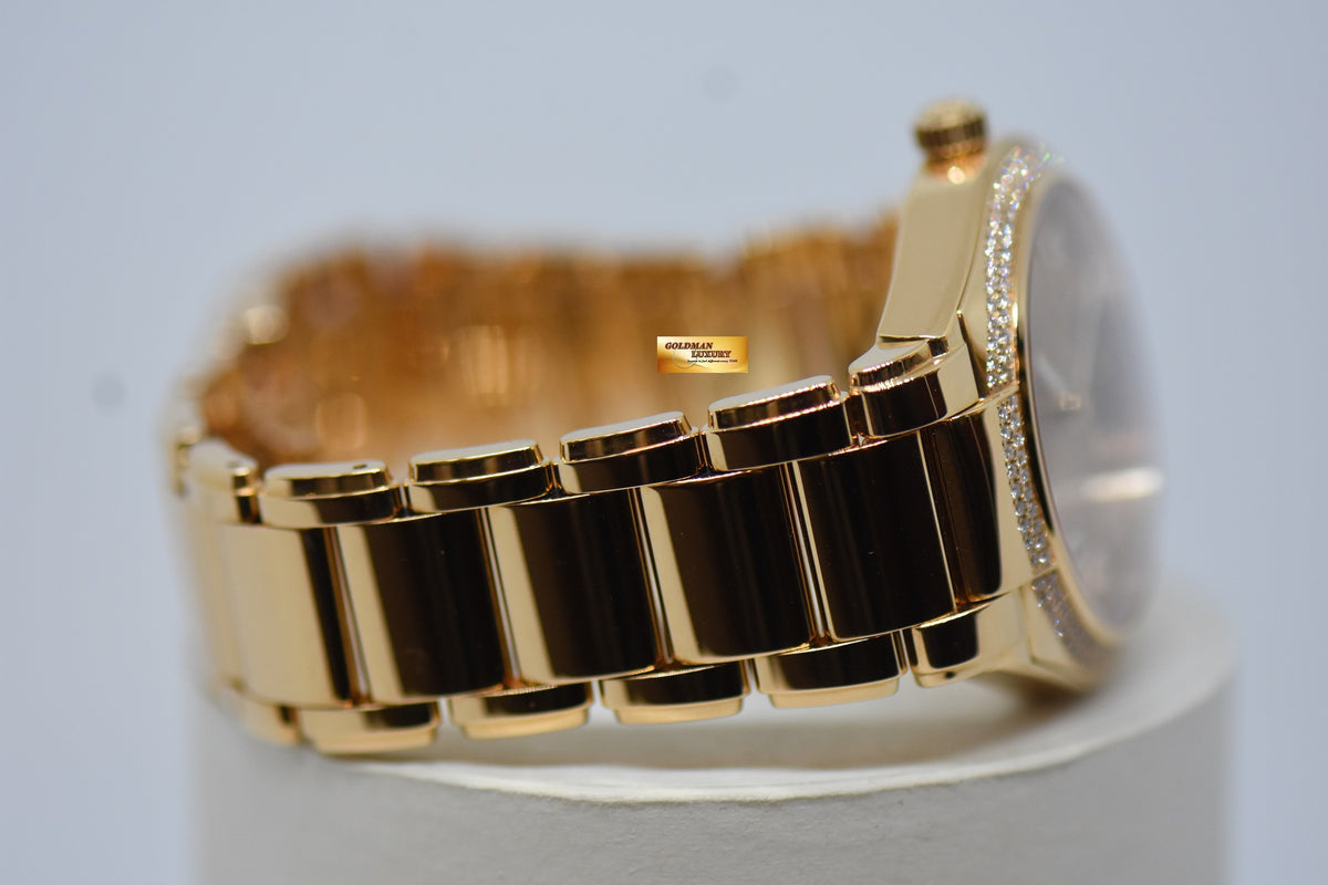 [SOLD] PATEK PHILIPPE LADIES 36mm TWENTY-4 ROSE GOLD ORIGINAL FACTORY DIAMONDS AUTOMATIC 7300/1200R (NEW-UNWORN)