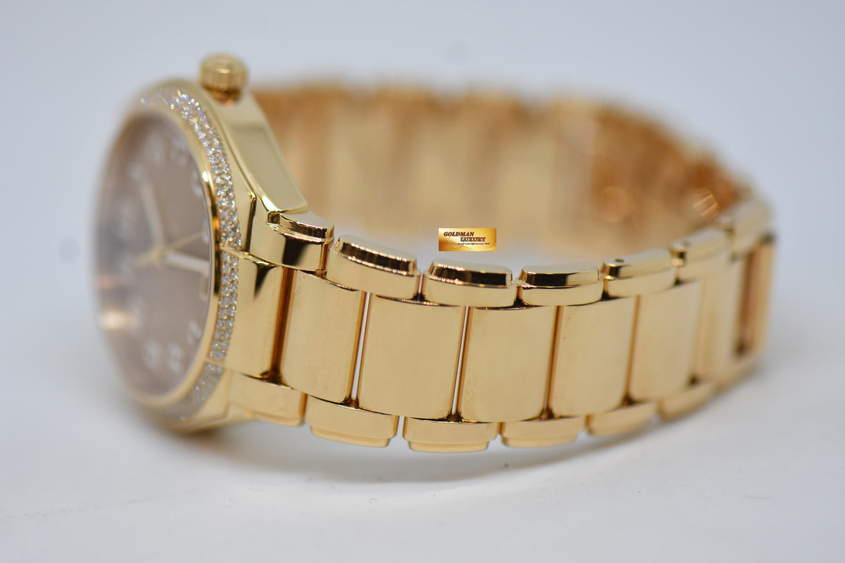 [SOLD] PATEK PHILIPPE LADIES 36mm TWENTY-4 ROSE GOLD ORIGINAL FACTORY DIAMONDS AUTOMATIC 7300/1200R (NEW-UNWORN)