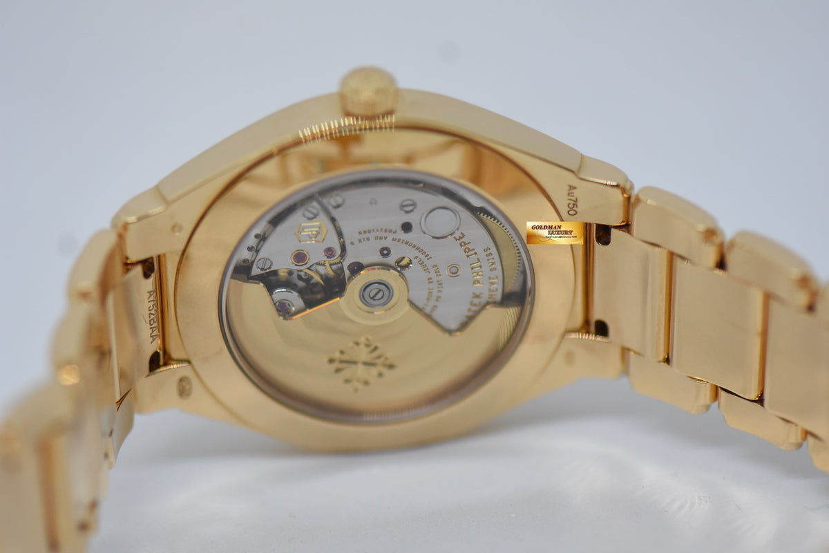 [SOLD] PATEK PHILIPPE LADIES 36mm TWENTY-4 ROSE GOLD ORIGINAL FACTORY DIAMONDS AUTOMATIC 7300/1200R (NEW-UNWORN)