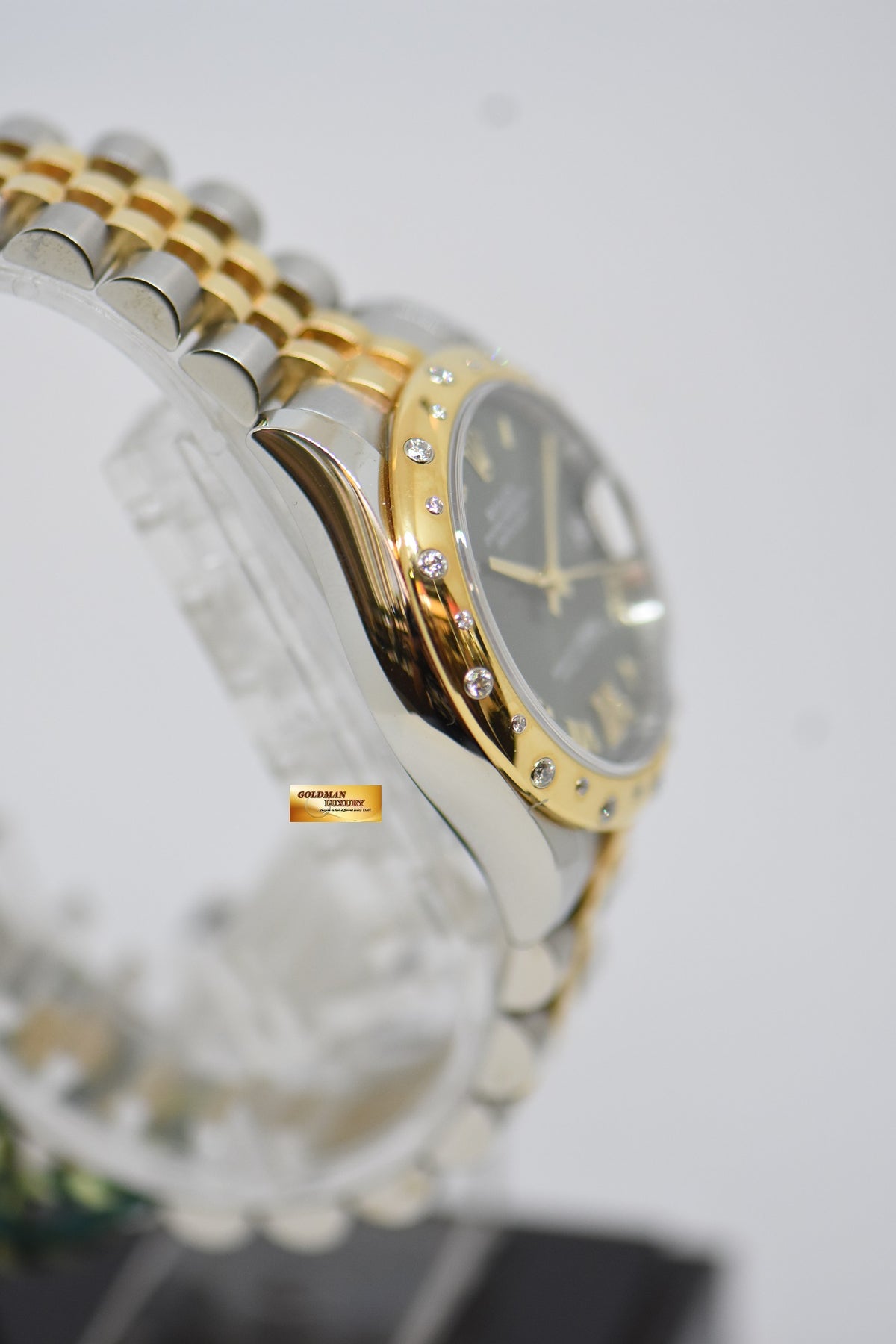 [SOLD] ROLEX OYSTER PERPETUAL DATEJUST 31mm GOLD / STEEL IN JUBILEE BRACELET OLIVE GREEN DIAL DIAMOND @ VI ORIGINAL DIAMOND BEZEL AUTOMATIC 178343 (NEW-UNWORN)