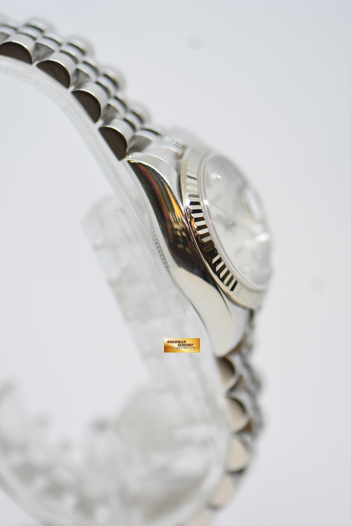 [SOLD] ROLEX OYSTER DATEJUST 26mm STEEL IN JUBILEE BRACELET COMPUTER SILVER DIAMOND DIAL 179174 (MINT)