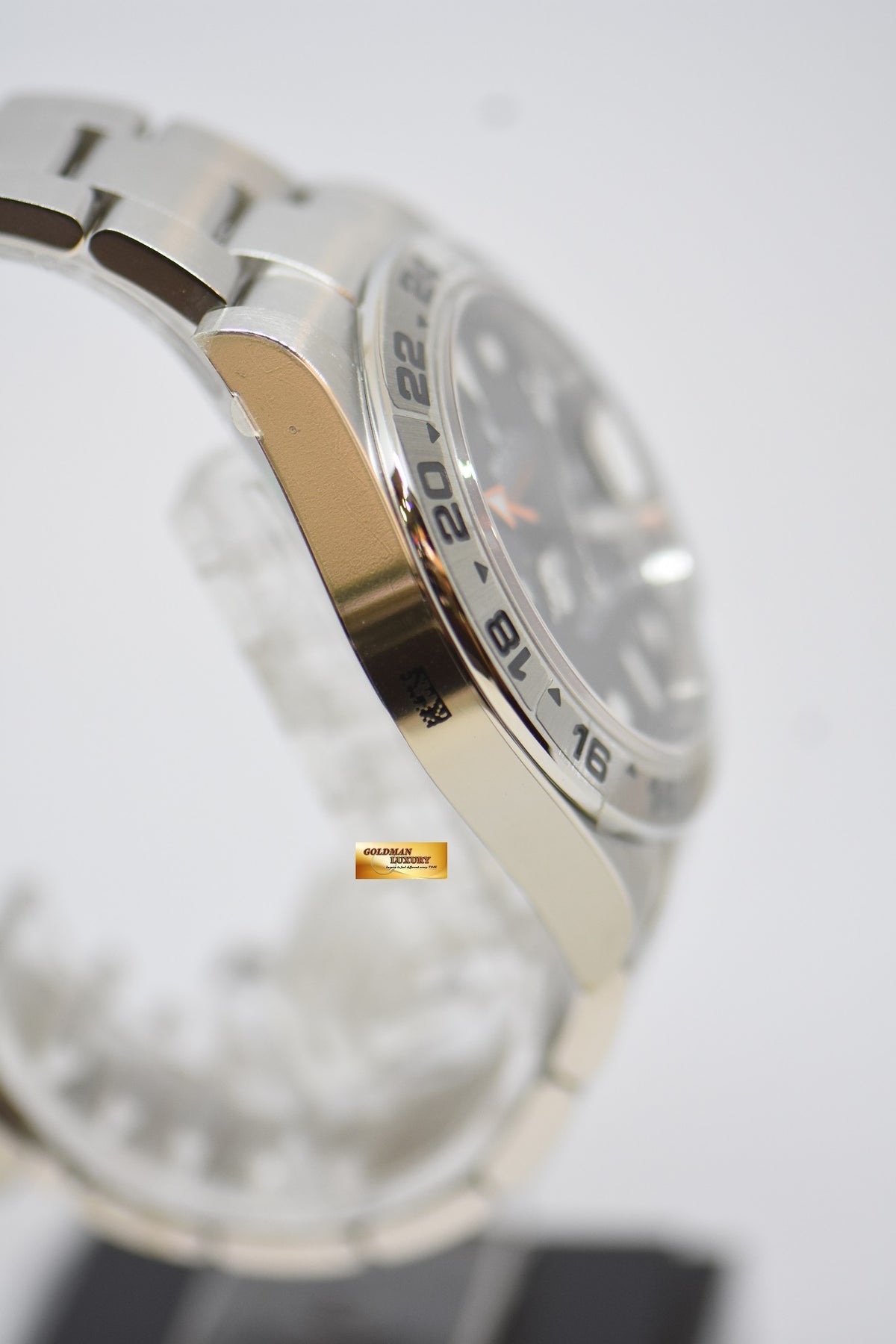 [SOLD] ROLEX OYSTER PERPETUAL EXPLORER II 42mm STEEL IN BRACELET BLACK DIAL (NOS) (ALL STICKERS INTACT)