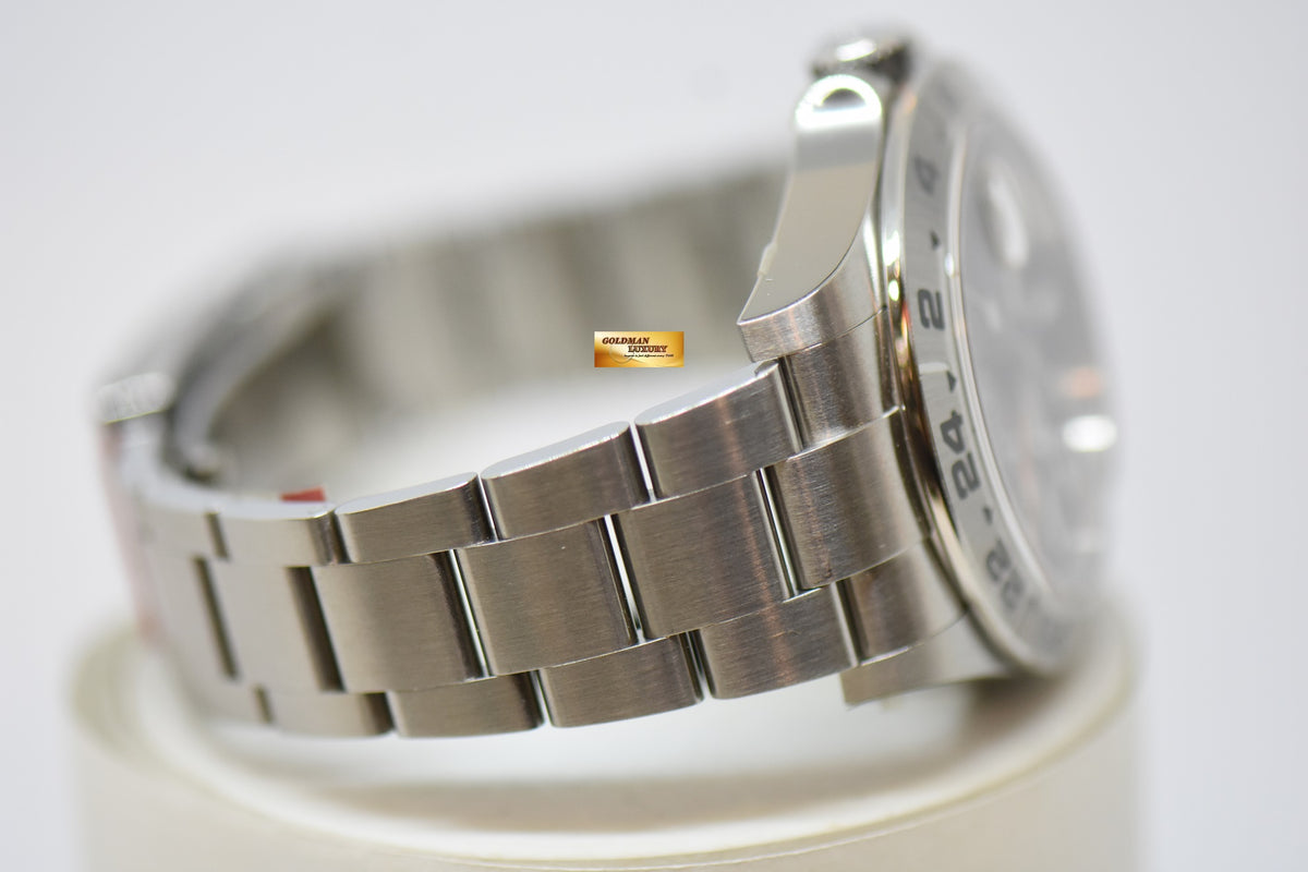 [SOLD] ROLEX OYSTER PERPETUAL EXPLORER II 42mm STEEL IN BRACELET BLACK DIAL (NOS) (ALL STICKERS INTACT)