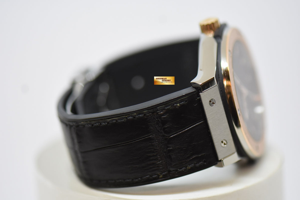 [SOLD] HUBLOT CLASSIC FUSION 45mm STEEL / ROSE GOLD AUTOMATIC IN LEATHER STRAP 511.ZP.1180.RX (MINT)