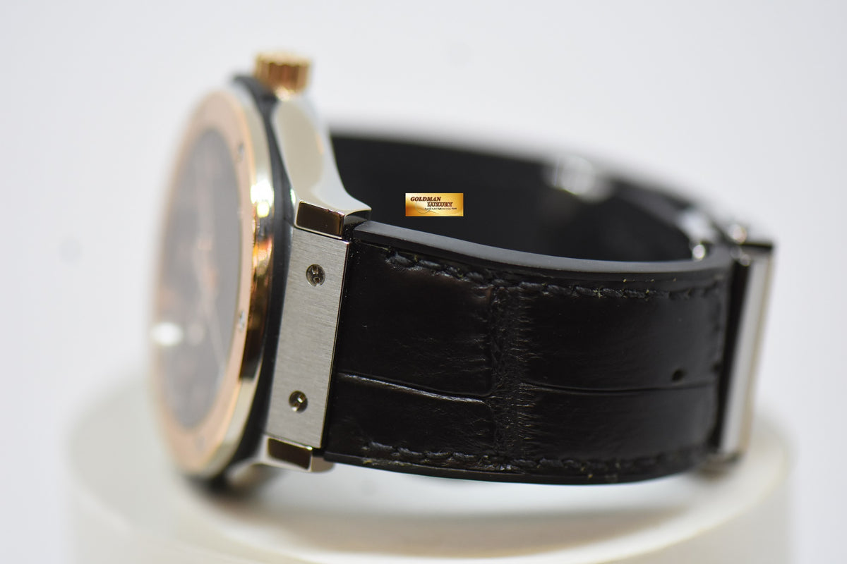 [SOLD] HUBLOT CLASSIC FUSION 45mm STEEL / ROSE GOLD AUTOMATIC IN LEATHER STRAP 511.ZP.1180.RX (MINT)