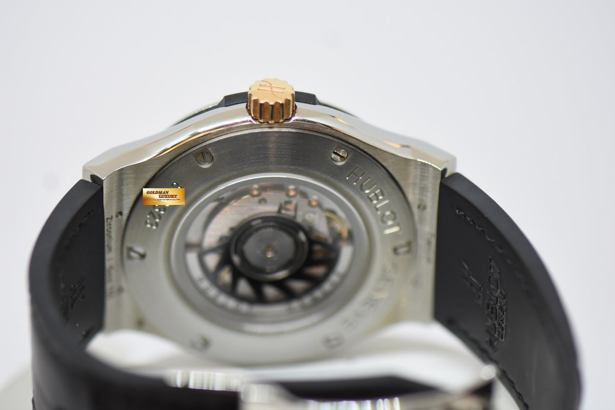 [SOLD] HUBLOT CLASSIC FUSION 45mm STEEL / ROSE GOLD AUTOMATIC IN LEATHER STRAP 511.ZP.1180.RX (MINT)