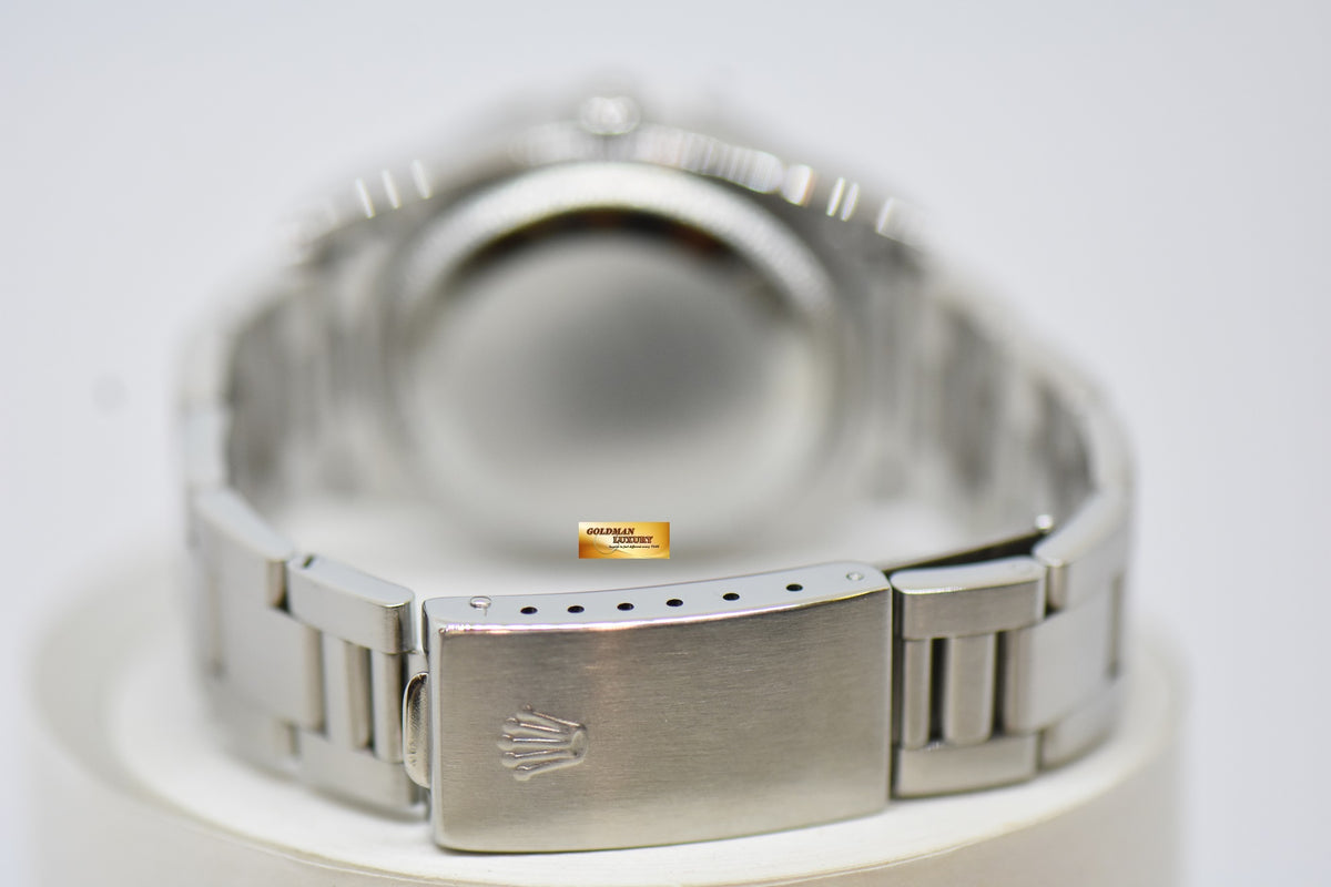 [SOLD] ROLEX OYSTER PERPETUAL DATE 34mm STEEL IN BRACELET GREY DIAL “STEEL ENGINE-TURNED” BEZEL 15210 (MINT)
