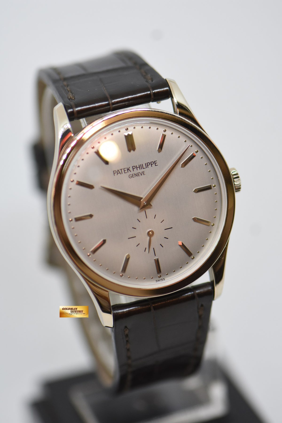 [SOLD] PATEK PHILIPPE CALATRAVA 37mm 18K WHITE GOLD MANUAL WINDING 5196G (MINT)