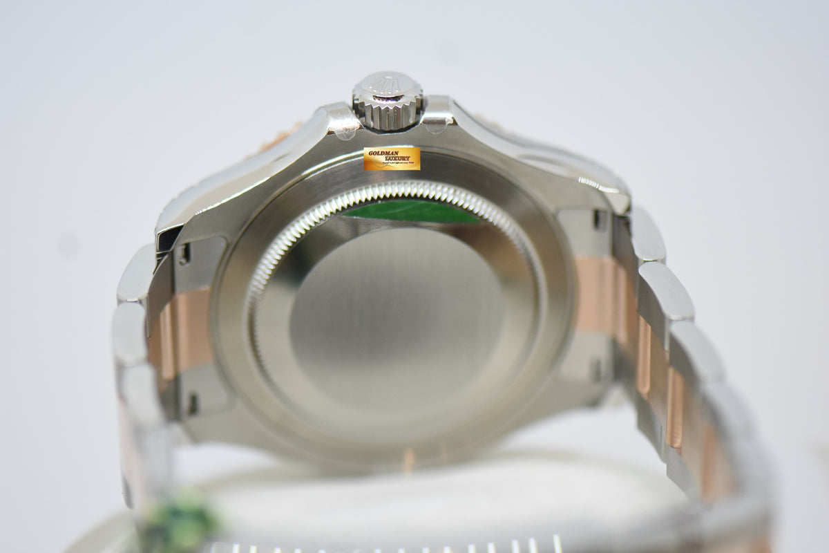 [SOLD] ROLEX OYSTER PERPETUAL YACHTMASTER 40 EVEROSE GOLD / STEEL IN OYSTER BRACELET BLACK DIAL 126621 (NEW-UNWORN)