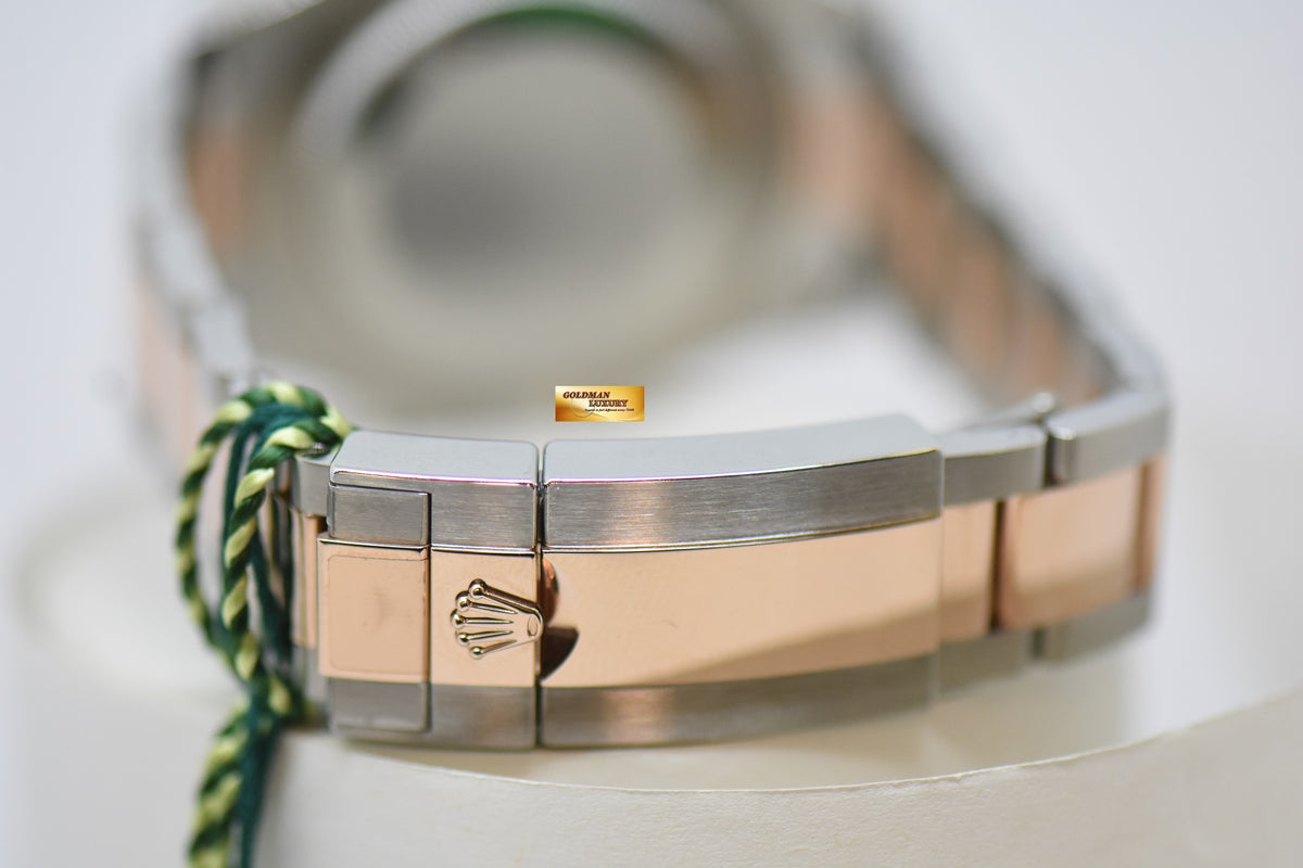 [SOLD] ROLEX OYSTER PERPETUAL YACHTMASTER 40 EVEROSE GOLD / STEEL IN OYSTER BRACELET BLACK DIAL 126621 (NEW-UNWORN)