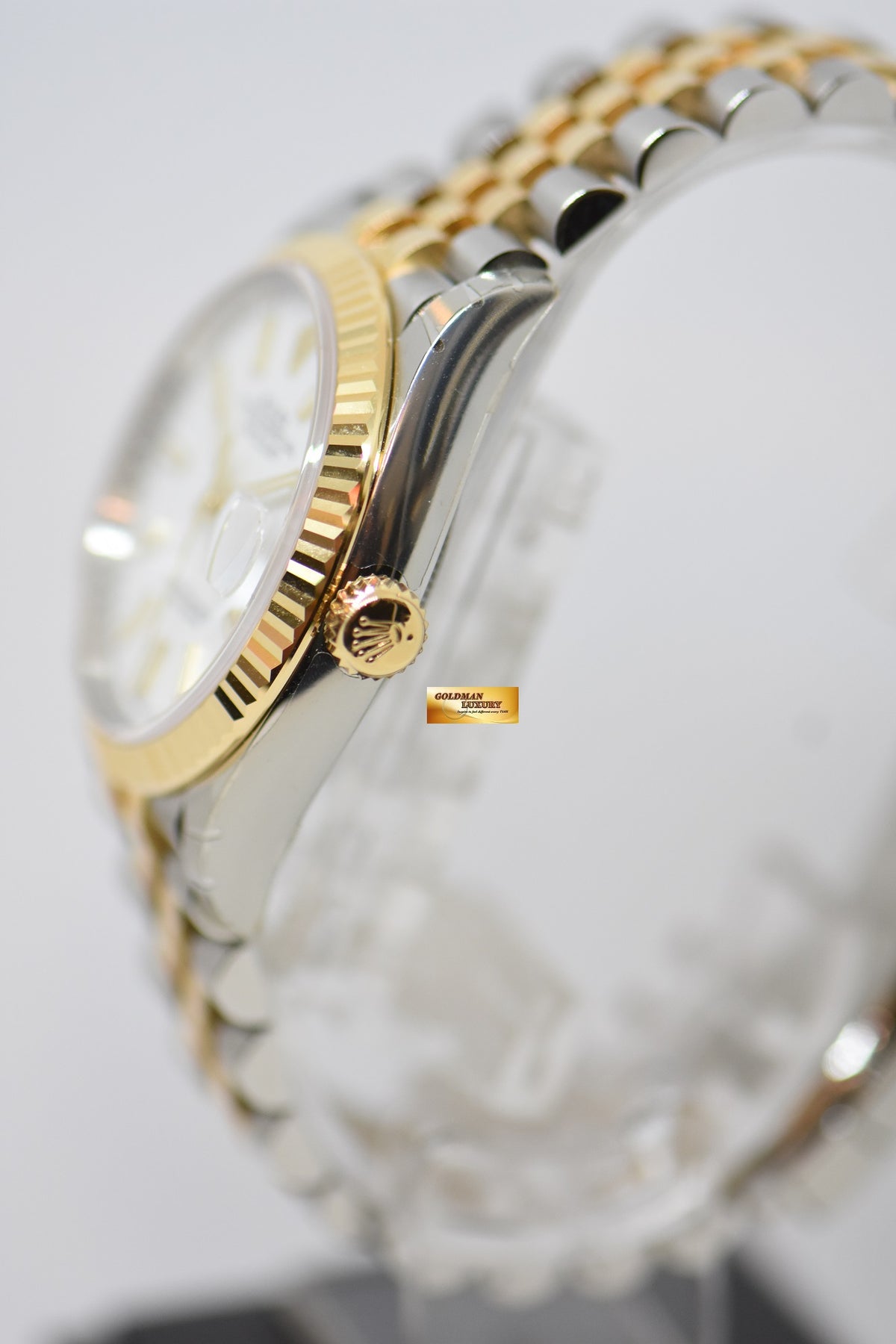 [SOLD] ROLEX OYSTER PERPETUAL DATEJUST 36mm GOLD / STEEL IN JUBILEE BRACELET WHITE DIAL 126233 (NEW-UNWORN)