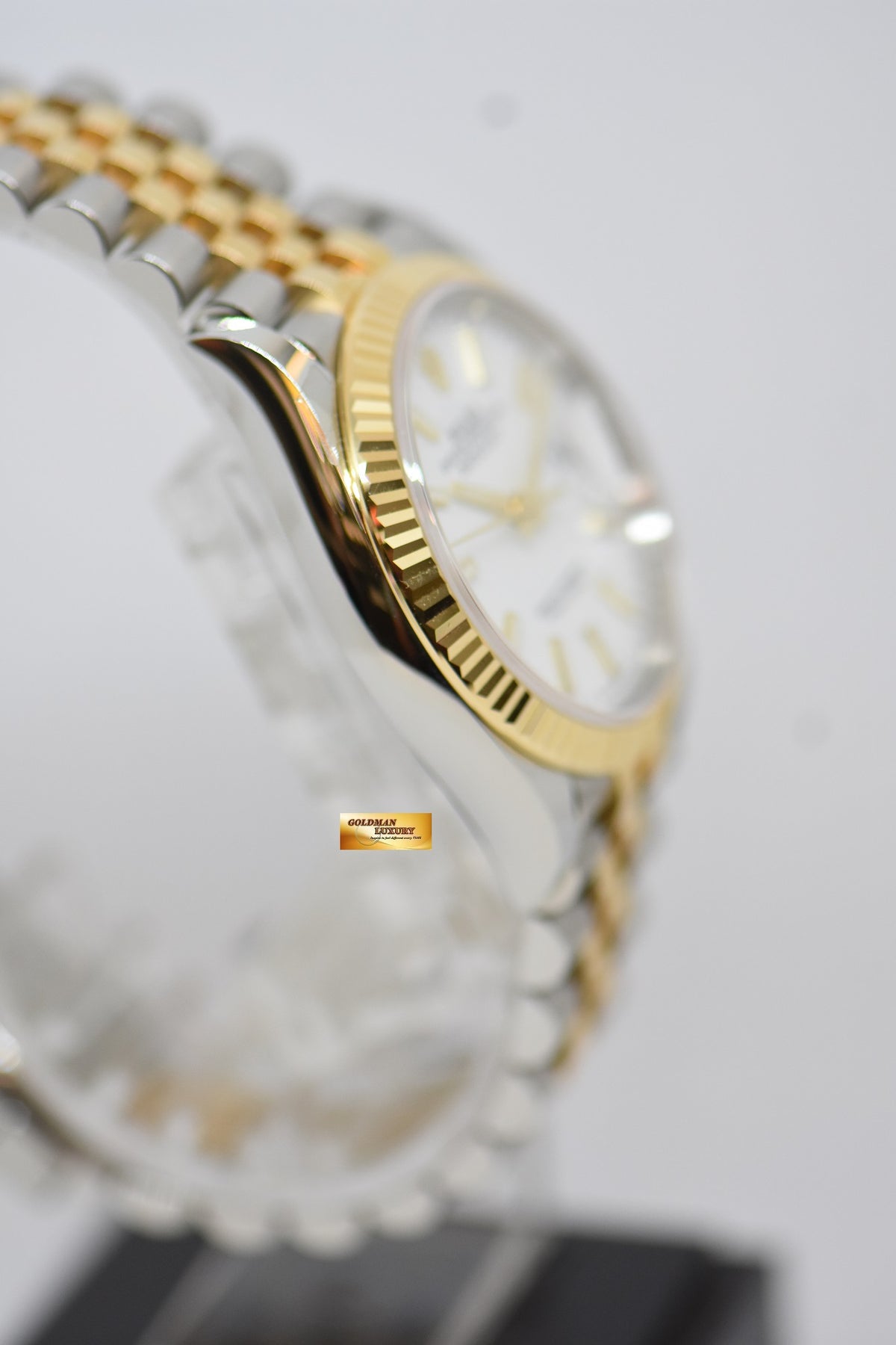 [SOLD] ROLEX OYSTER PERPETUAL DATEJUST 36mm GOLD / STEEL IN JUBILEE BRACELET WHITE DIAL 126233 (NEW-UNWORN)