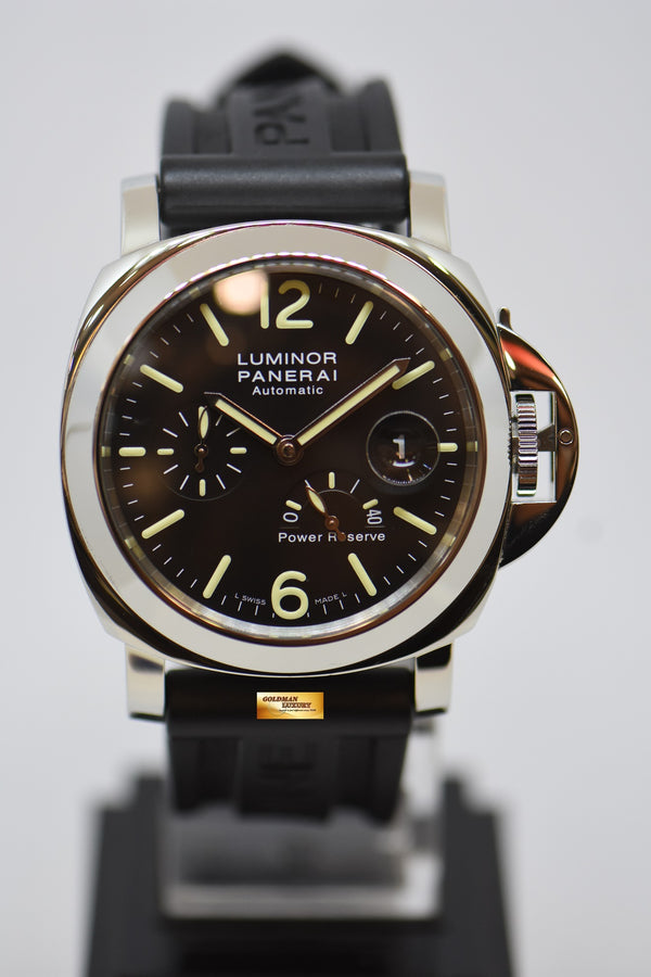 [SOLD] PANERAI LUMINOR MARINA 44mm POWER RESERVE AUTOMATIC BLACK PAM 90 (MINT)