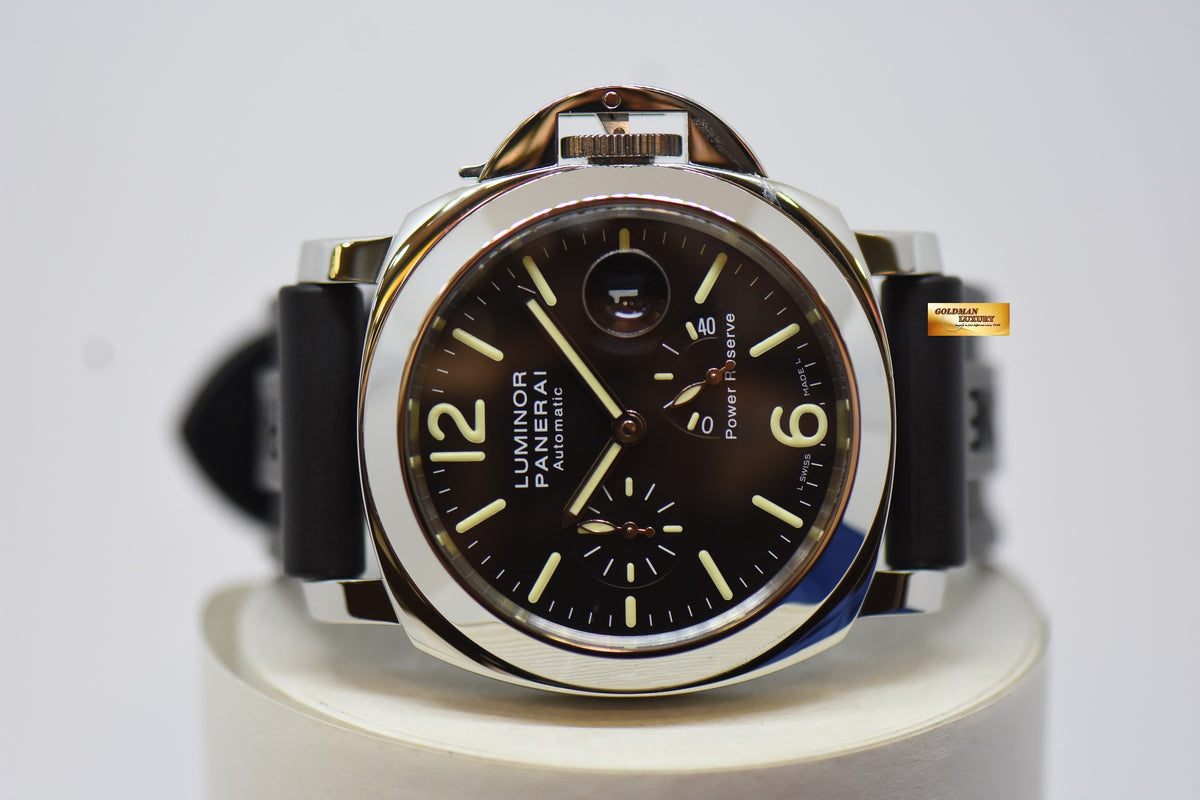 [SOLD] PANERAI LUMINOR MARINA 44mm POWER RESERVE AUTOMATIC BLACK PAM 90 (MINT)