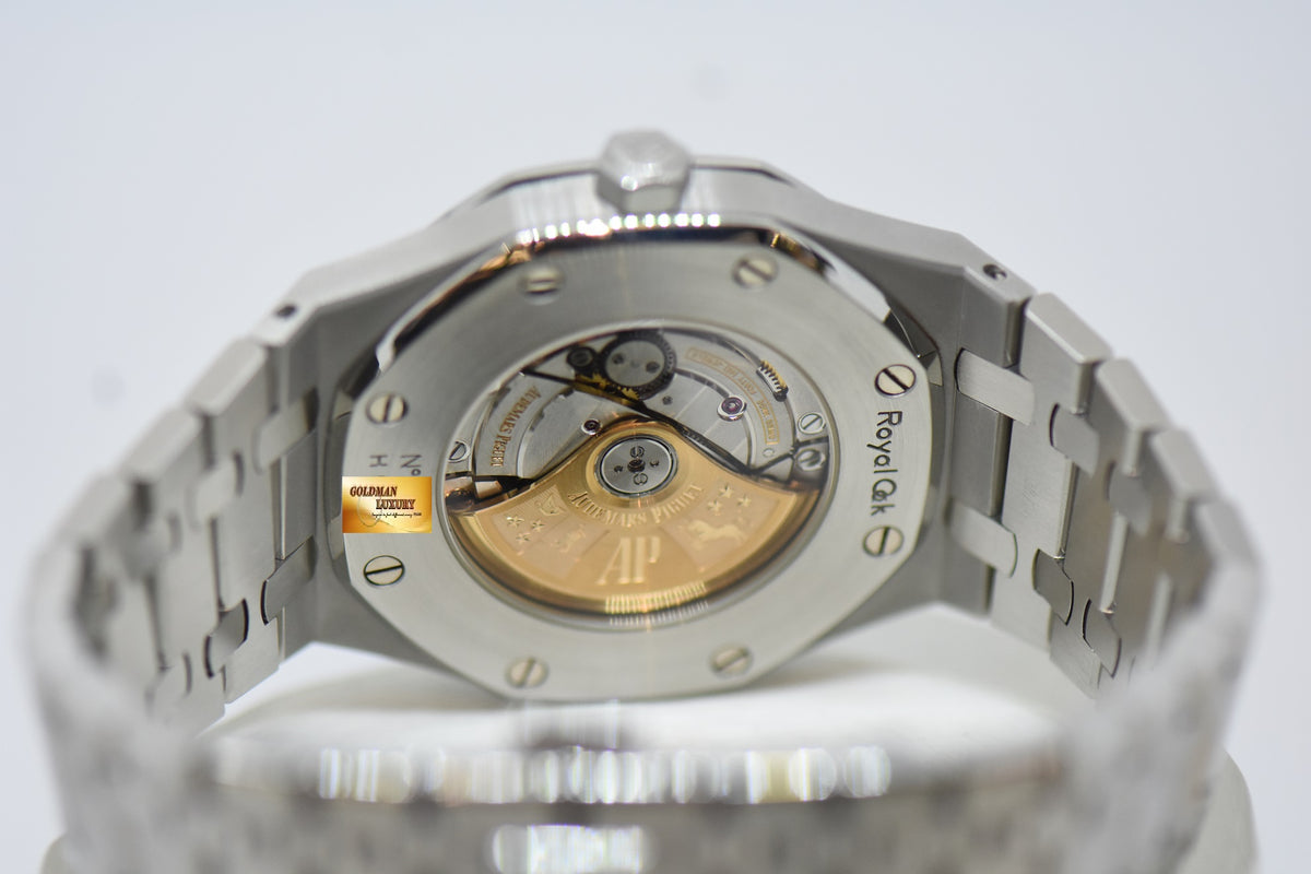 [SOLD] AUDEMARS PIGUET ROYAL OAK 41mm STEEL BRACELET BLACK DIAL 15400ST (MINT)