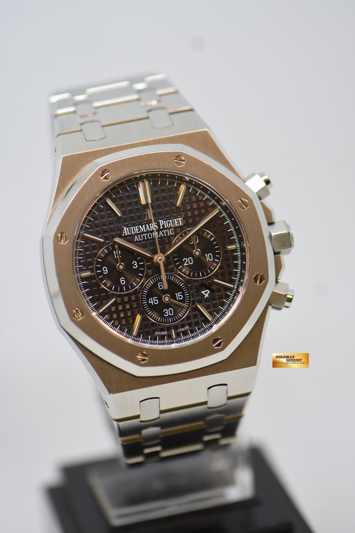 [SOLD] AUDEMARS PIGUET ROYAL OAK 41mm CHRONOGRAPH STEEL BRACELET BLACK DIAL AUTOMATIC 26320ST (MINT)