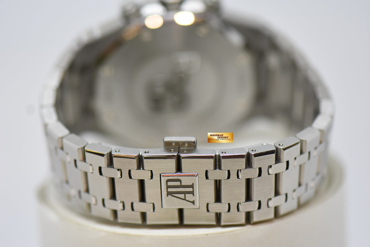 [SOLD] AUDEMARS PIGUET ROYAL OAK 41mm CHRONOGRAPH STEEL BRACELET BLACK DIAL AUTOMATIC 26320ST (MINT)