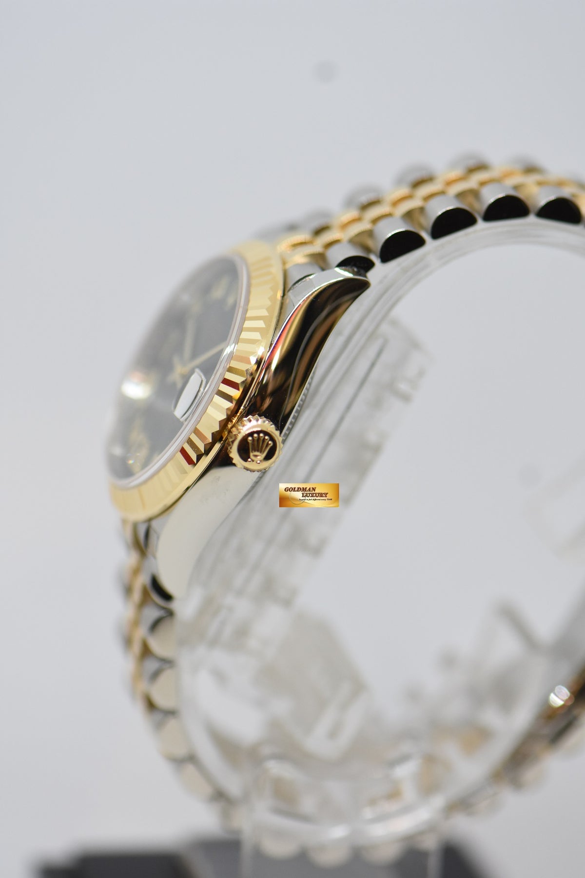 [SOLD] ROLEX OYSTER PERPETUAL DATEJUST 31mm GOLD / STEEL IN JUBILEE BRACELET OLIVE GREEN DIAL DIAMOND @ VI AUTOMATIC 278273 (NEW-UNWORN)