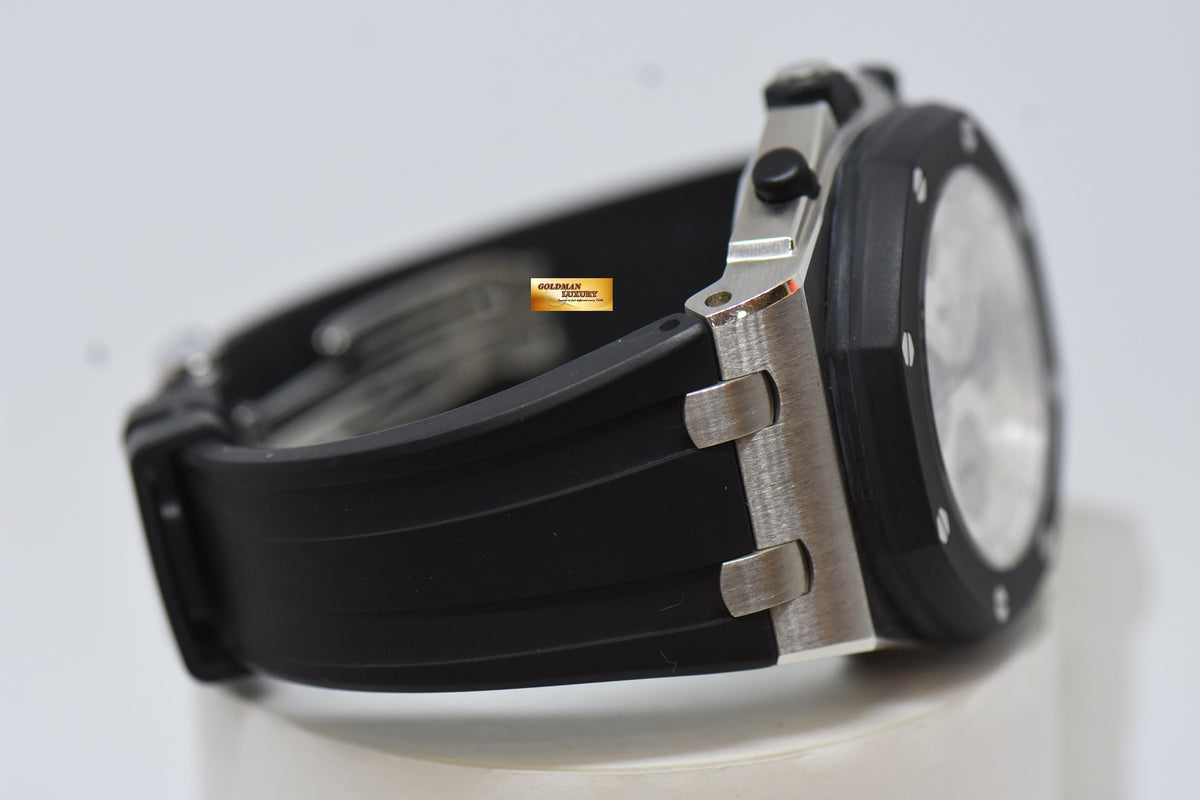 [SOLD] AUDEMARS PIGUET ROYAL OAK OFFSHORE 42mm CHRONOGRAPH RUBBER CLAD STEEL AUTOMATIC 25940SK (MINT)