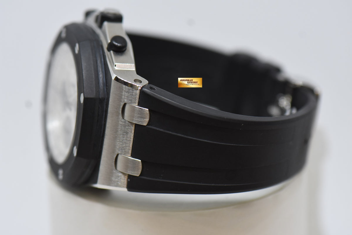 [SOLD] AUDEMARS PIGUET ROYAL OAK OFFSHORE 42mm CHRONOGRAPH RUBBER CLAD STEEL AUTOMATIC 25940SK (MINT)