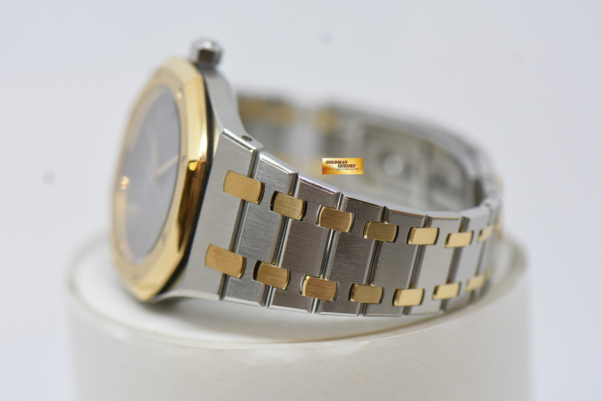 [SOLD] AUDEMARS PIGUET ROYAL OAK 36mm GOLD / STEEL IN BRACELET GREY DIAL AUTOMATIC 14790.789 (MINT)