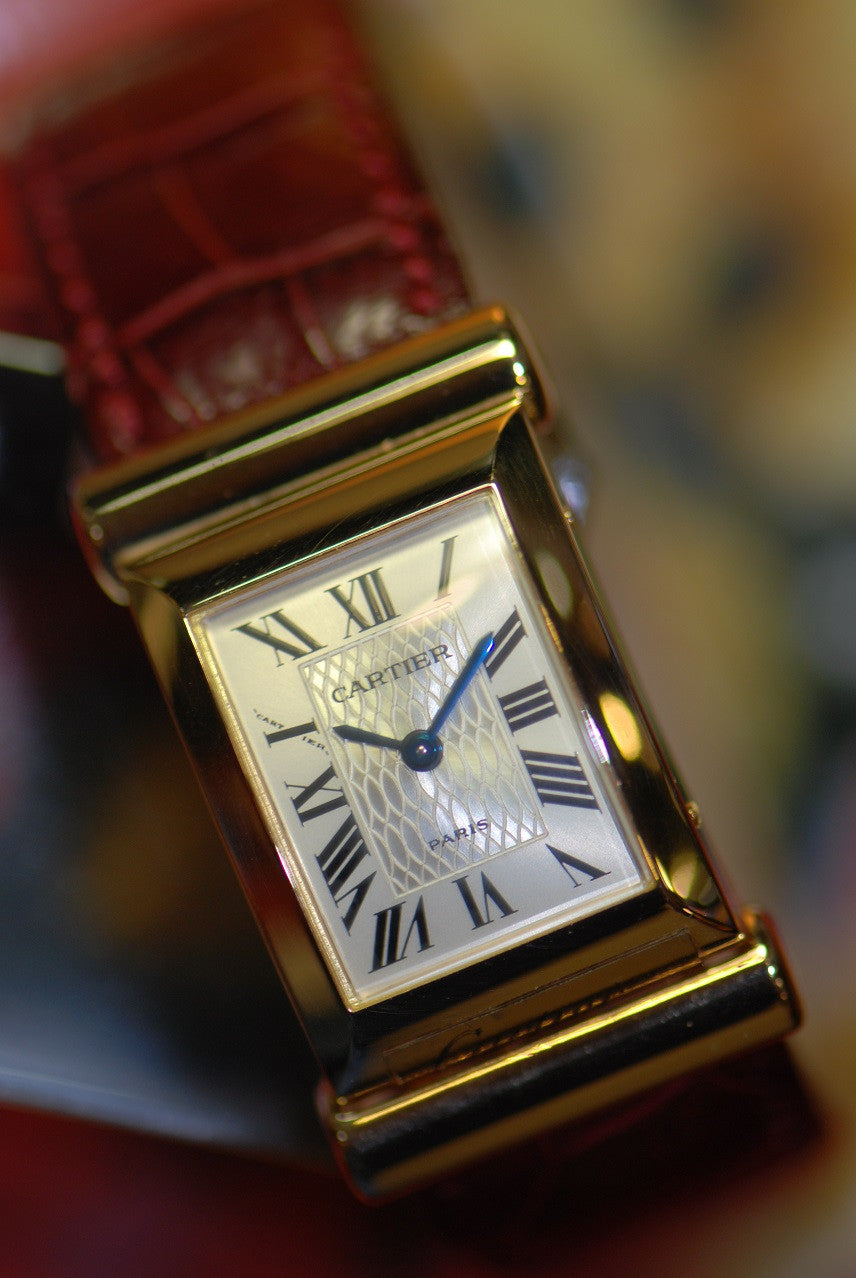 [SOLD] CARTIER CURVED 18KYG 150th YEARS ANNIVERSARY LIMITED BOUTIQUE EDITION MANUAL (MINT-COMPLETE)