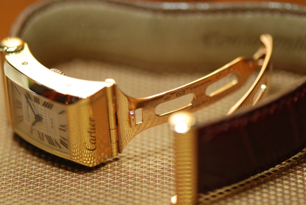[SOLD] CARTIER CURVED 18KYG 150th YEARS ANNIVERSARY LIMITED BOUTIQUE EDITION MANUAL (MINT-COMPLETE)