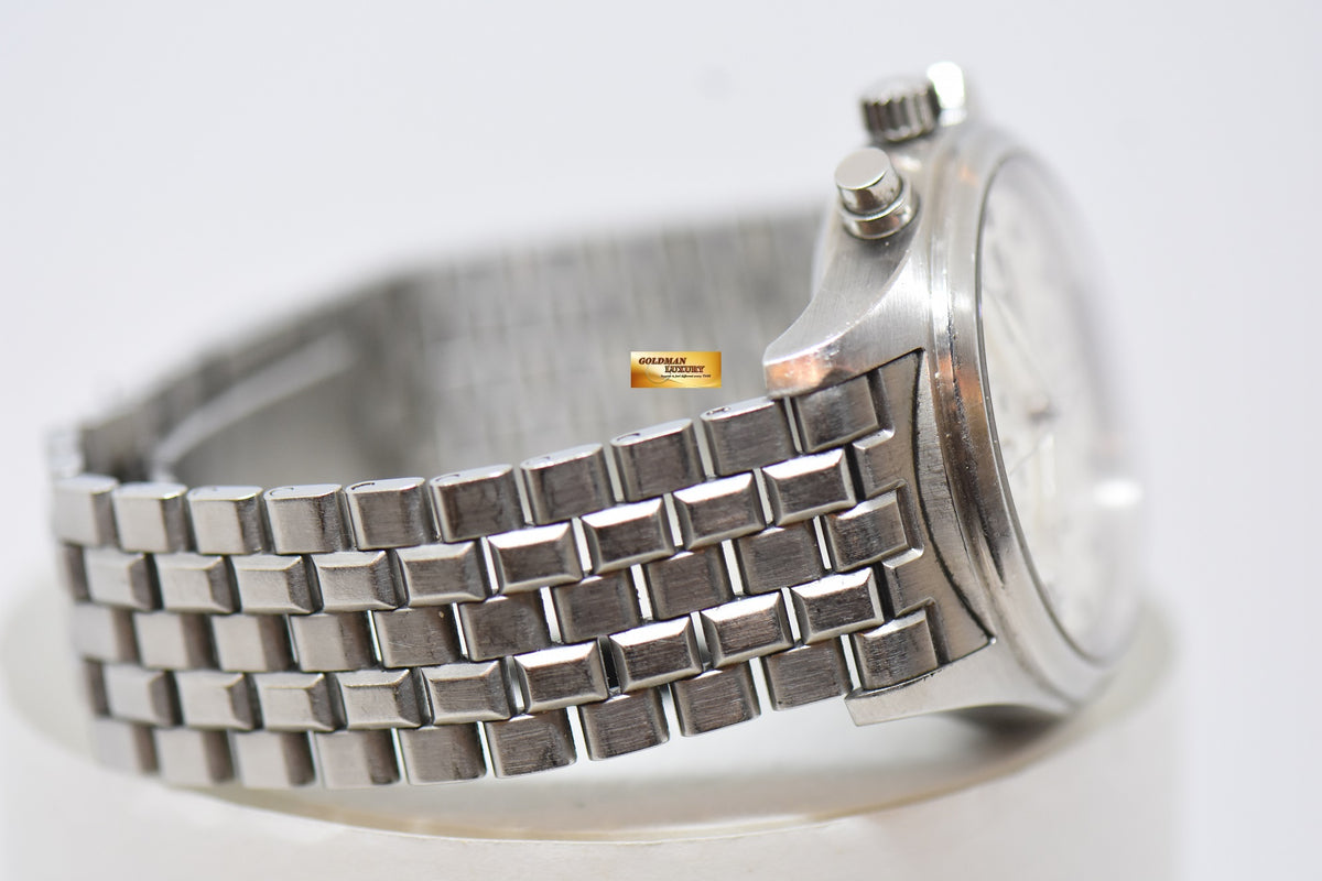 [SOLD] IWC PILOT SPITFIRE CHRONOGRAPH 43mm STEEL IN BRACELET AUTOMATIC SILVER DIAL IW3717-02 (MINT)