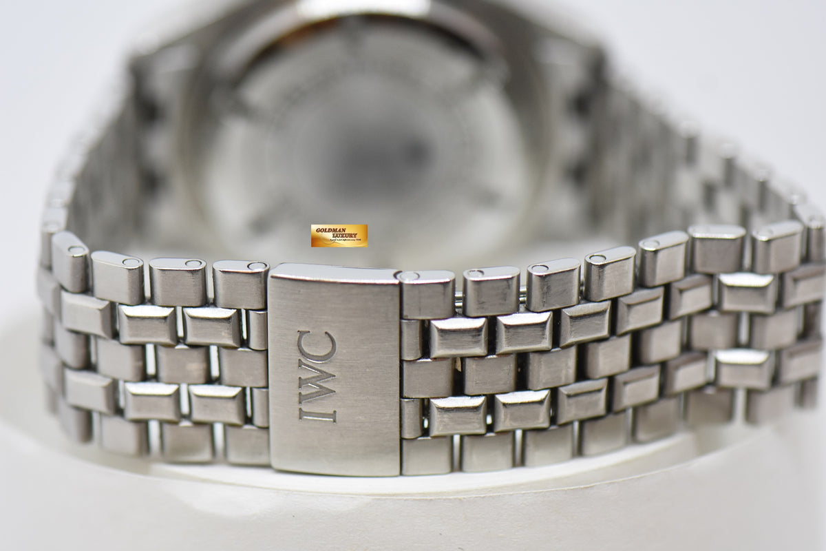 [SOLD] IWC PILOT SPITFIRE CHRONOGRAPH 43mm STEEL IN BRACELET AUTOMATIC SILVER DIAL IW3717-02 (MINT)