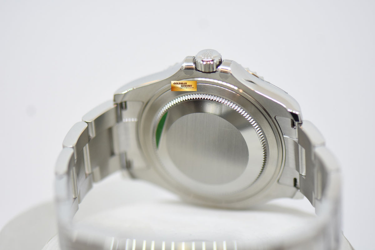 [SOLD] ROLEX OYSTER PERPETUAL YACHT-MASTER 37mm ROLESIUM STEEL IN BRACELET STALE GREY DIAL 268622 (NEW-UNWORN)