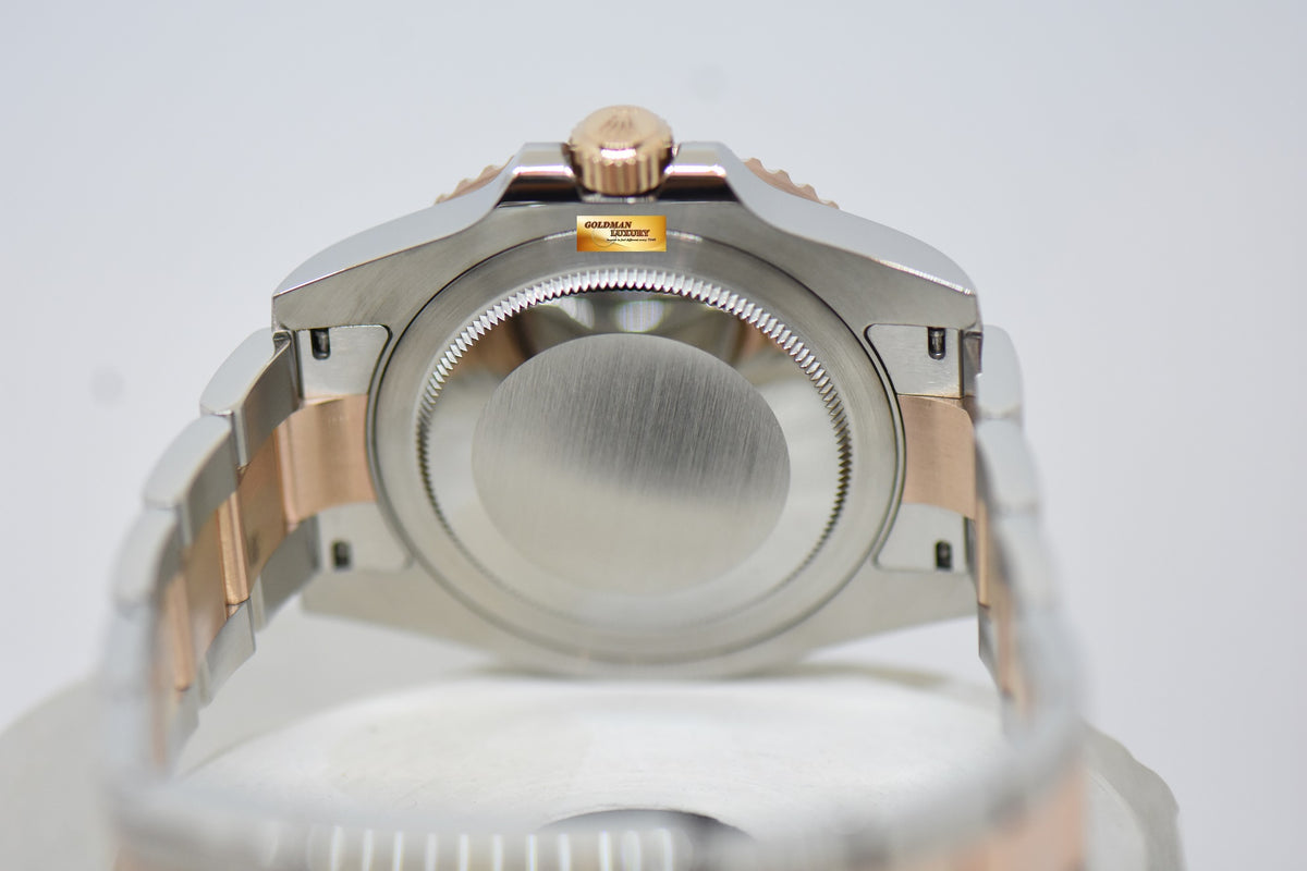 [SOLD] ROLEX OYSTER PERPETUAL GMT-MASTER II “ROOT-BEER” CERAMIC BROWN BEZEL EVEROSE GOLD / STEEL BRACELET 126711CHNR (LNIB)