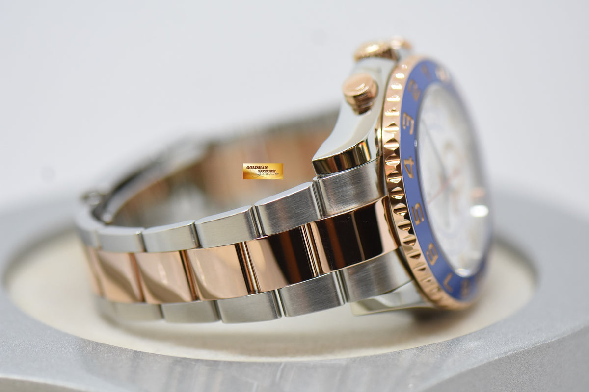 [SOLD] ROLEX OYSTER PERPETUAL YACHT-MASTER II 44mm REGATTA CHRONOGRAPH HALF-EVEROSE GOLD IN BRACELET 116681 (MINT)