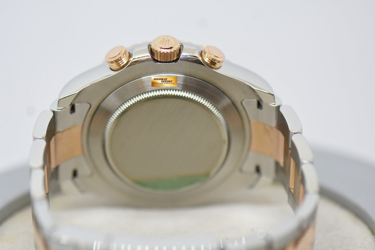 [SOLD] ROLEX OYSTER PERPETUAL YACHT-MASTER II 44mm REGATTA CHRONOGRAPH HALF-EVEROSE GOLD IN BRACELET 116681 (MINT)
