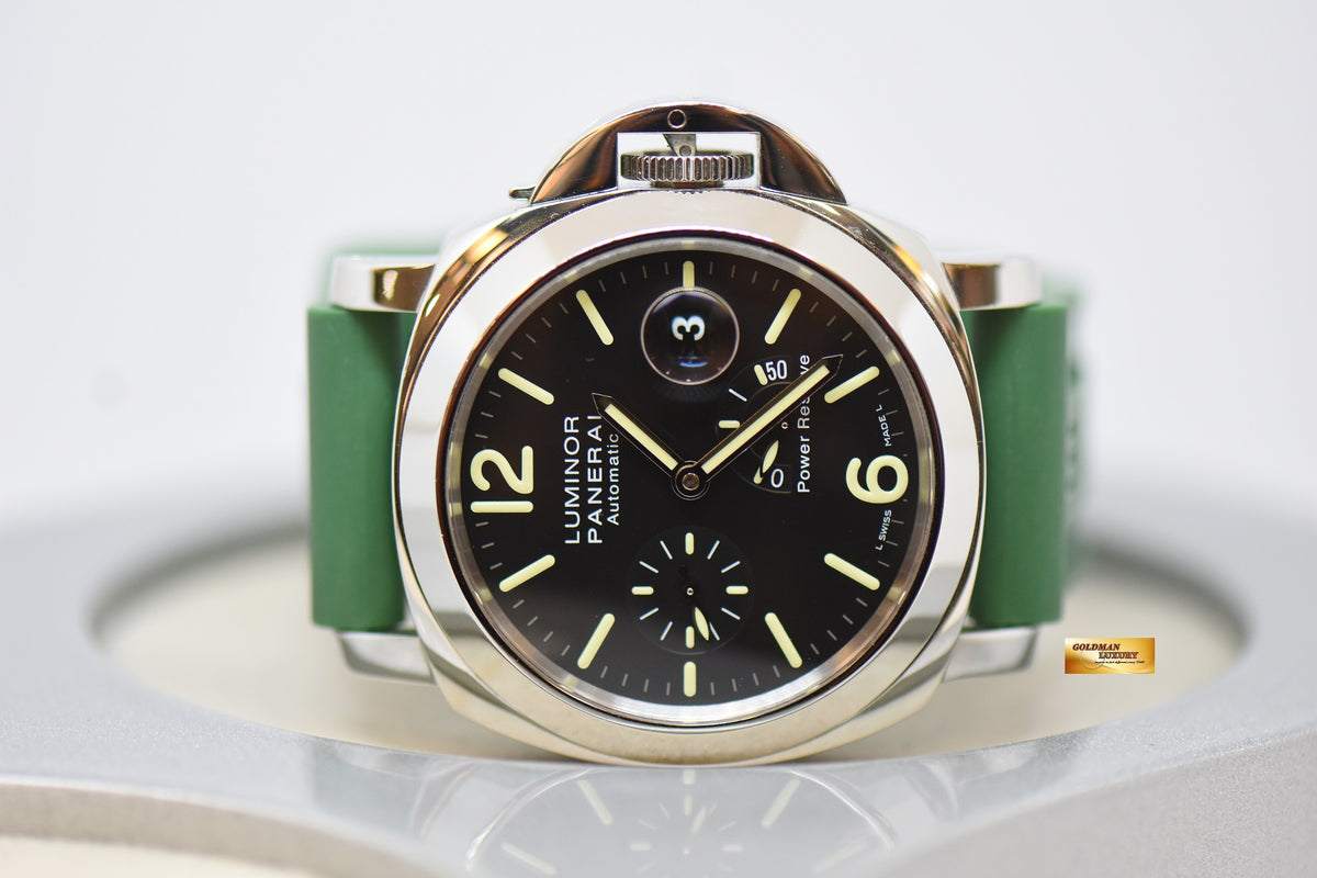 [SOLD] PANERAI LUMINOR MARINA 44mm POWER RESERVE AUTOMATIC BLACK PAM 1090 (MINT)