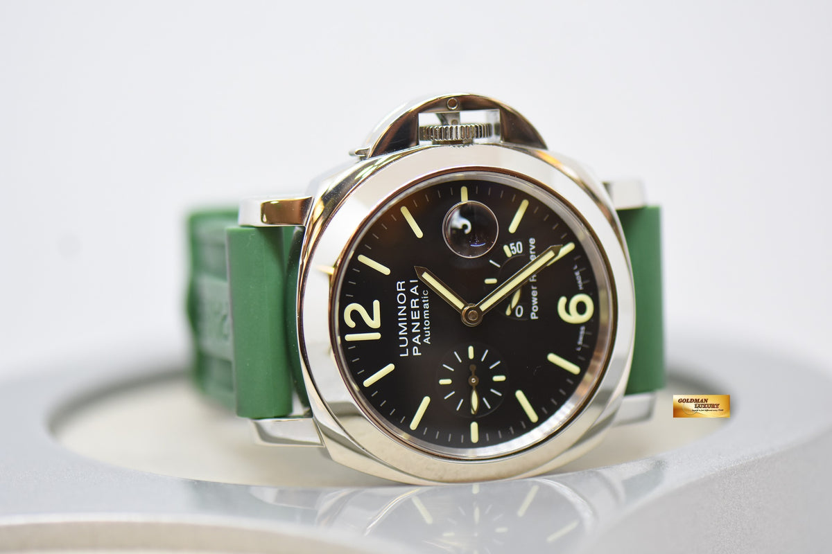 [SOLD] PANERAI LUMINOR MARINA 44mm POWER RESERVE AUTOMATIC BLACK PAM 1090 (MINT)