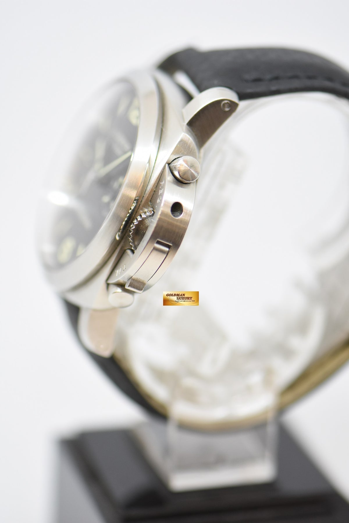 [SOLD] PANERAI LUMINOR 1950 CASE 44mm STEEL IN LEATHER STRAP FLYBACK CHRONOGRAPH CAL.OPXIX AUTOMATIC PAM 361 (NEAR MINT)