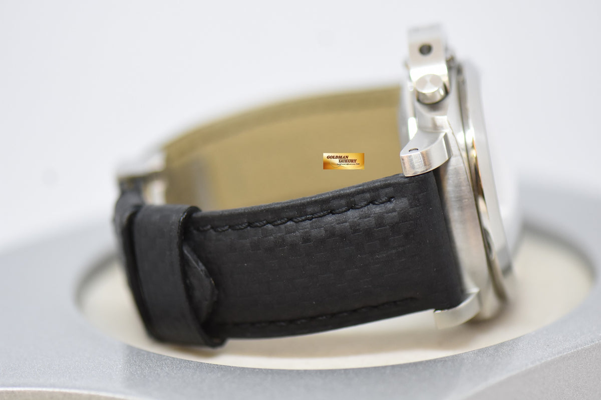 [SOLD] PANERAI LUMINOR 1950 CASE 44mm STEEL IN LEATHER STRAP FLYBACK CHRONOGRAPH CAL.OPXIX AUTOMATIC PAM 361 (NEAR MINT)