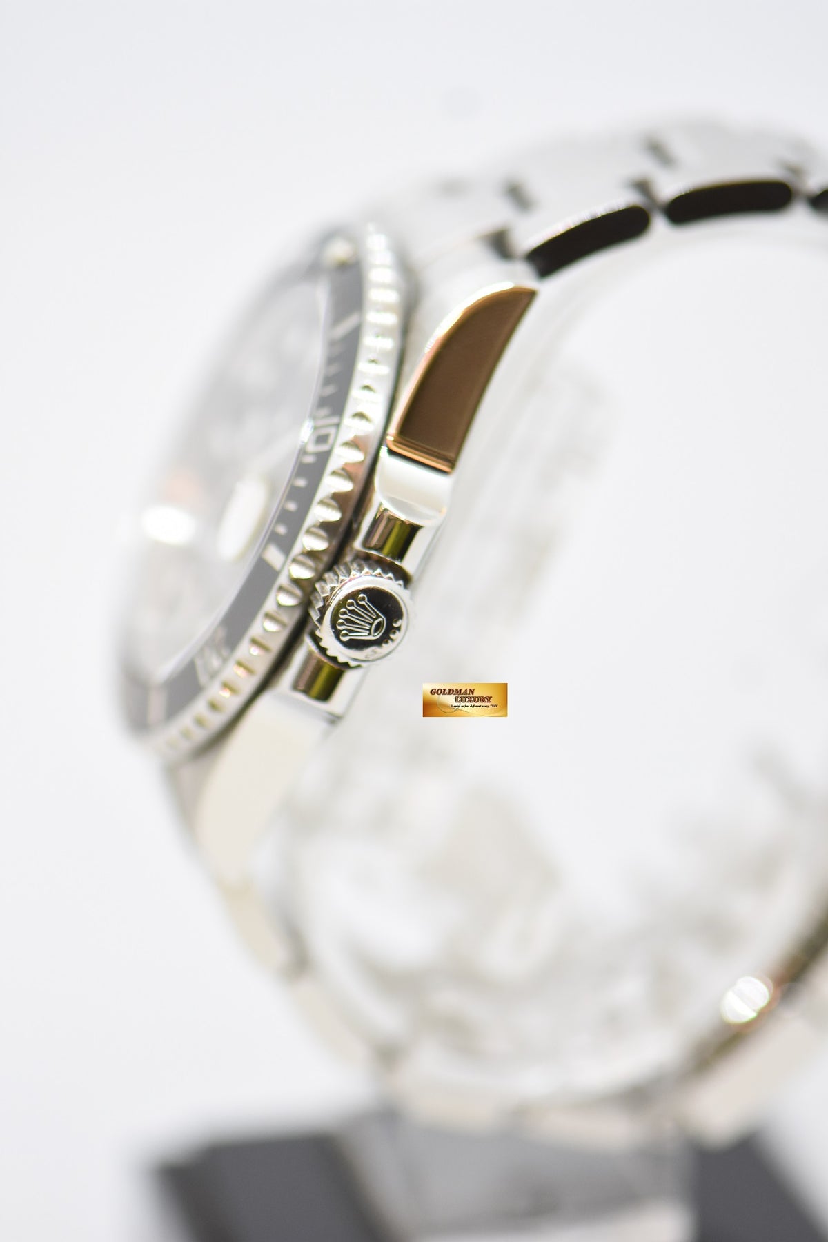 [SOLD] ROLEX OYSTER SUBMARINER 40mm STEEL IN BRACELET BLACK CERAMIC BEZEL 116610LN (MINT)